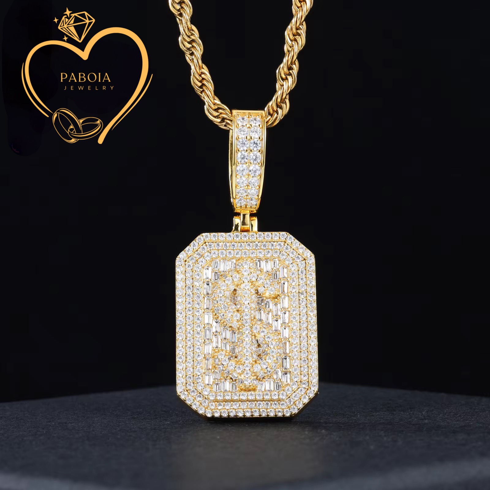  || Moissanite Diamond || PABOIA