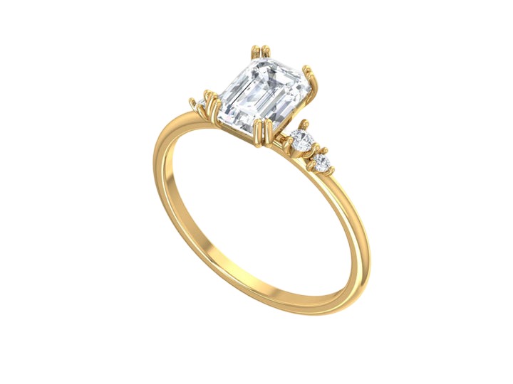  || Moissanite Diamond || PABOIA